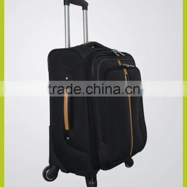 1680D Black Fine Design Inside Trolley Travel Luggage Bag Set photo-4