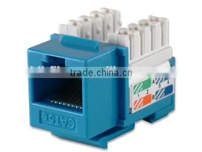 Ethernet Networking Utp Cat6/cat5 RJ45 Keystone Jack, Cat5 Cat6 Solution Network Module photo-5