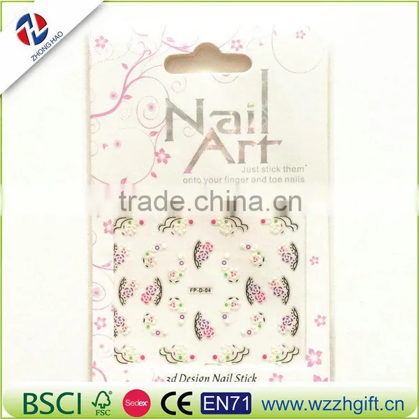 Hot Sale DIY Designs Nail Art Beauty Flower Water Stickers Nail Decals Nail Decoration Tools photo-4