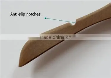 Popular Plastic Dresses Cheap Women Rubber Hangers With Notches photo-5