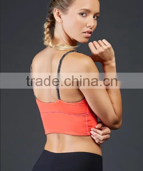 4 Needle 6 Thread Seamless Women Sports Bralette Jog Bra photo-2