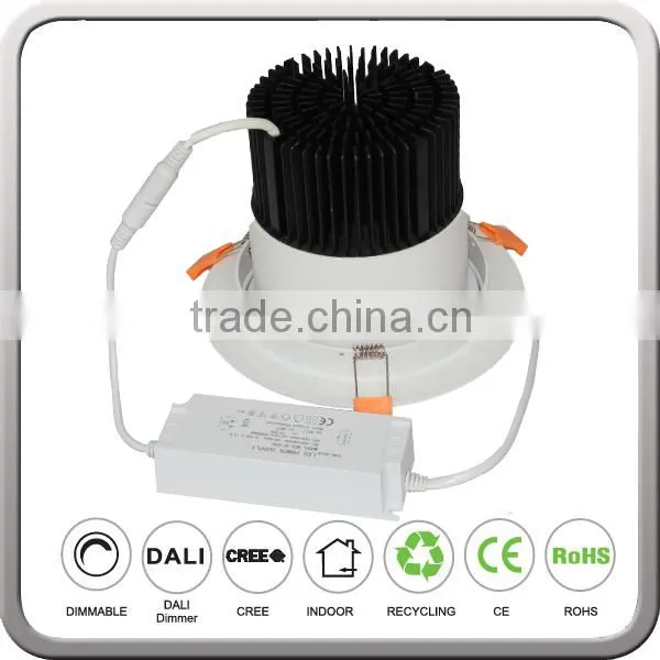 30W COB LED Downlight Recessed Mounted With 150mm Led Down Light photo-5