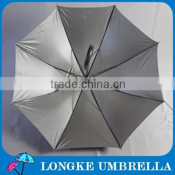 23" Black Straight Umbrella,UV Against and With Water Drop Cover photo-3