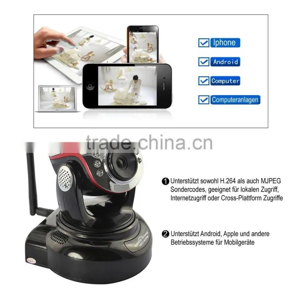 Sidiou Group SDO-625W Wireless / Wired Pan & Tilt H.264 Megapixel IP / Network Camera With Night Vision, IR Cut and 4mm Lens photo-6