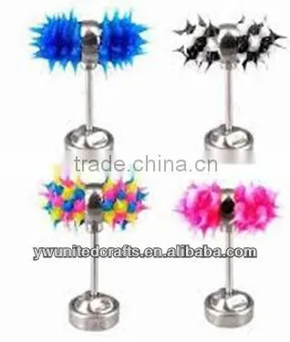Vibrating Tongue Ring Body Piercing Jewelry