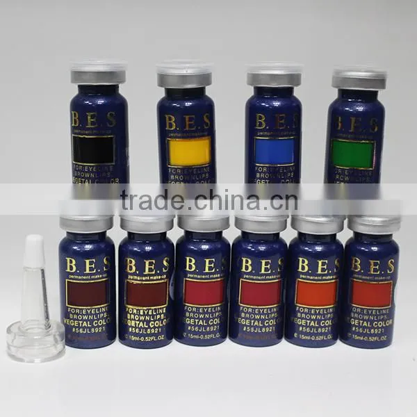 Jilong BES Tattoo Ink Pigment Permanent Make up Tattoo Ink for Eyebrow Lips photo-2