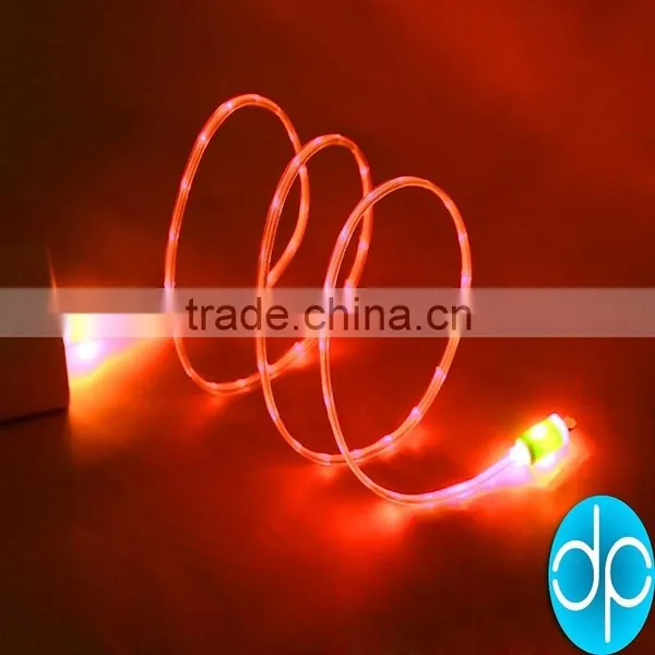 New Products 2016 Flashing LED Light Micro Usb Cable for Phones photo-3