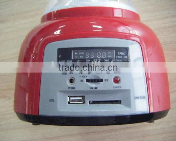 Rechargeable LED Camping Light With Radio MP3 Player MODEL 869U photo-3