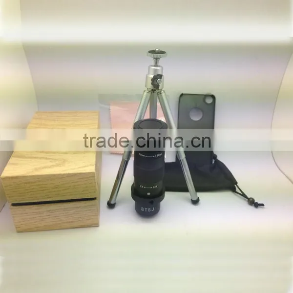 2X-14X Zoom Telephoto Lens for Iphone4/4s Iphone5 Ipad Samsung Galaxy