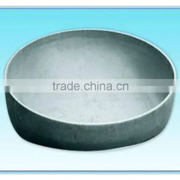 steel sealing arch dished heads pipe fittings for capping machine