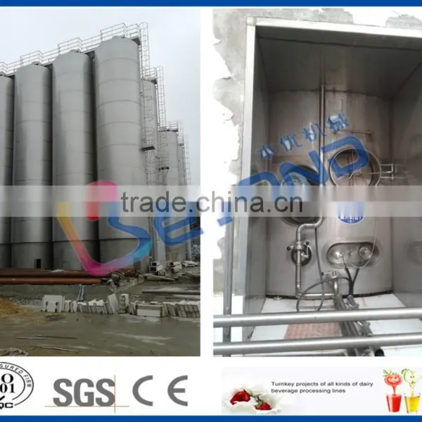 Large Capacity Stainless Steel Milk Storage Silo photo-3