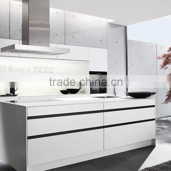 White Painting Kitchen Design Philippines Lacquer Kitchen Cabinet photo-4