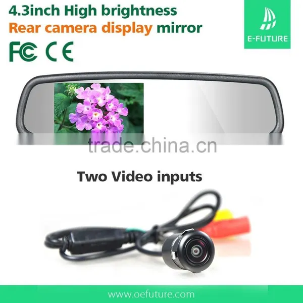 FACTORY 4.3 Inch Digital Mirror Monitor for Cars Best Auto Parts of Rear View Mirror Your First Choice photo-3