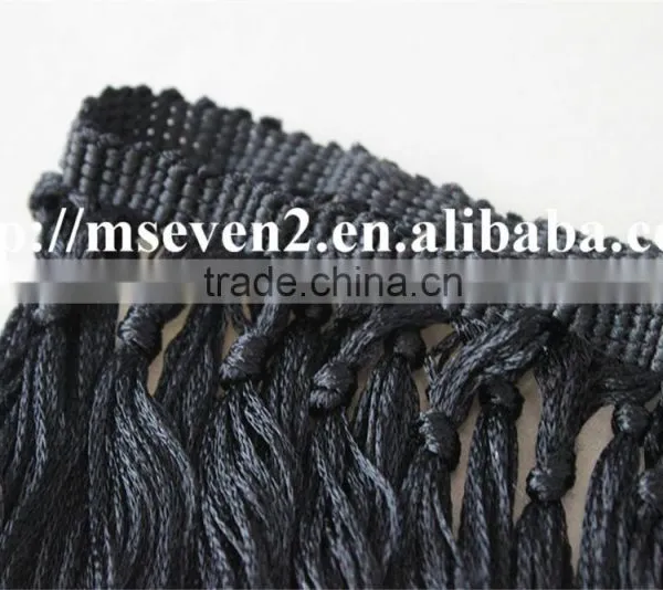 New Arrival100% Polyester Crochet Lace Tassel Border Lace Trims photo-2