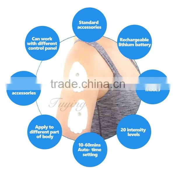8 Modes Pain Relief Full Body Digital Pulse Impulse Mini Micro Massager photo-4