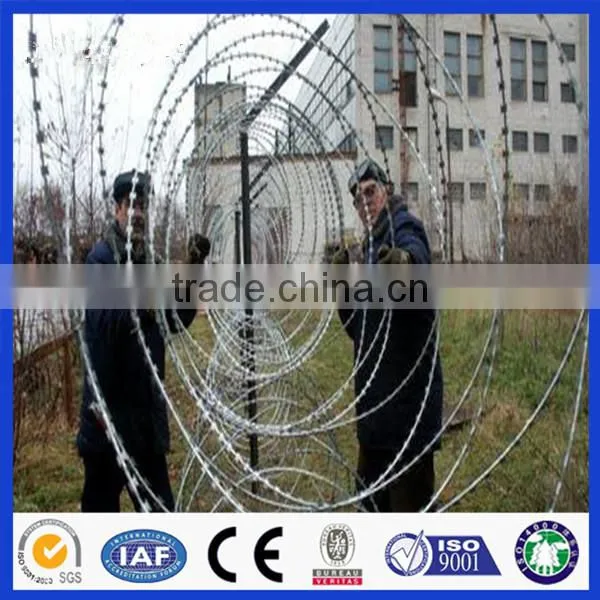 Anping Factory Good Quality Hot Dipped Galvanized Or Stainless Steel Anti-Climb Razor Barbed Wire photo-3
