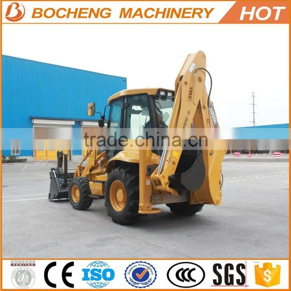 Multifunctional FLB468 FOTON LOVOL 95HP 1.0CBM H Type Leg Four Wheel Drive With Price Tractor Backhoe photo-5