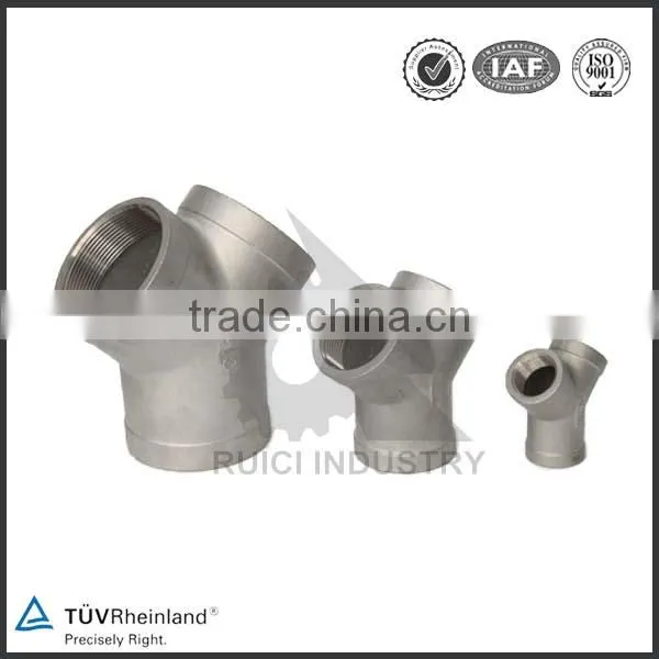 Steel Forging 45 Degree y Branch Pipe Fitting Lateral Tee photo-3