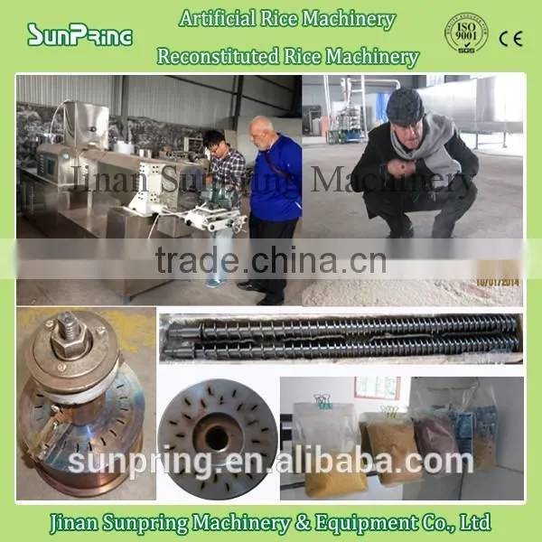 Extruded Instant Artificial Nutritional Rice Processing Machine photo-3