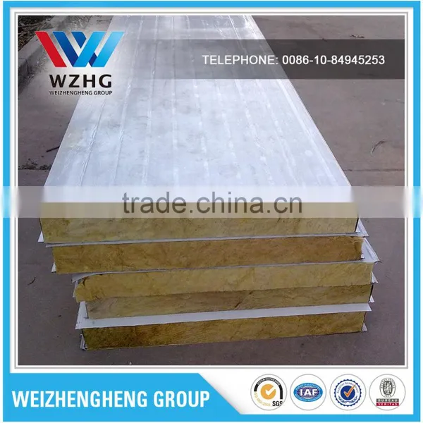 Best Selling Products Rockwool Roof Sandwich Rockwool Insulation Sandwich Panel photo-4