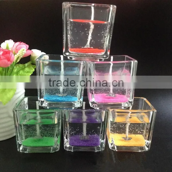 Jelly Candle,arts Wax,fresh and Romantic Glass Candle Cup.Colorful Candle photo-2