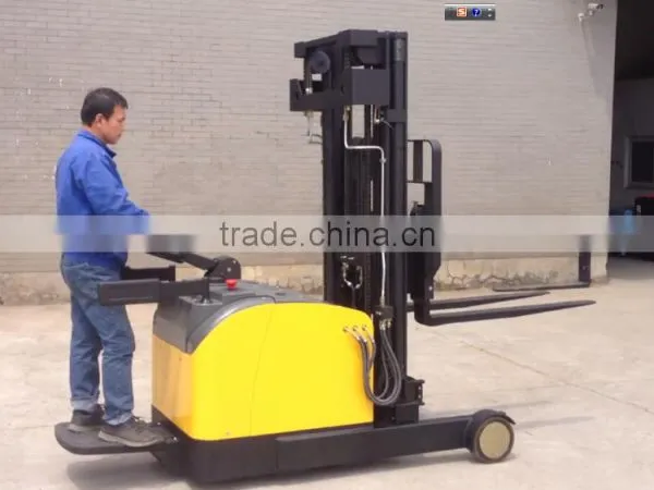 China Top1 Brand 1500KG Heli Electric Reach Stacker photo-2