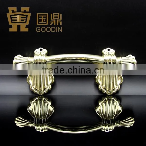BRASS COFFIN HANDLE CORRUGATED CARDBOARD COFFIN photo-2