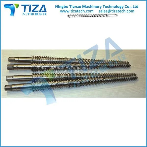 Parallel Twin Screws and Barrel for Plastic Making Machine photo-4