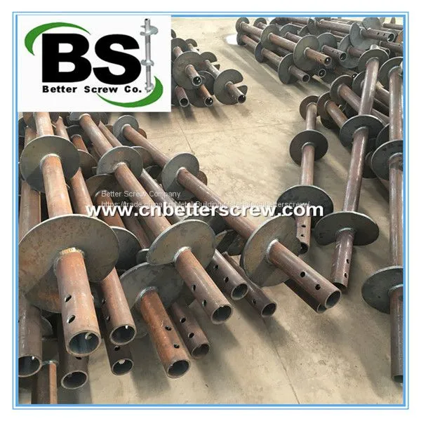 Steel Helcial Pier for Solar Installation photo-4