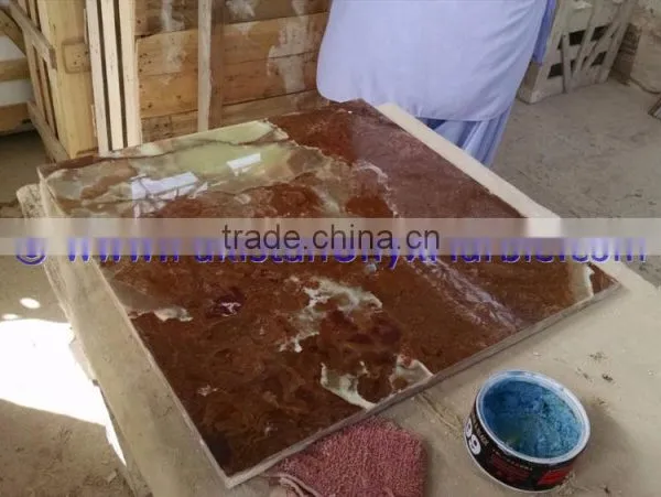 HOT SELLING RED ONYX TABLE TOPS COLLECTION photo-2