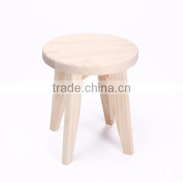 Children Favorite Mini Four Legs Christmas Use Wood Leisure Chair Hot Wholesale photo-5