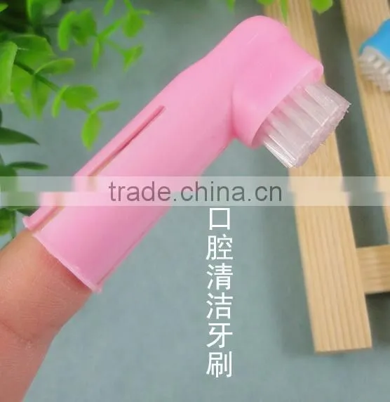 CY107 Dog & Cat Finger Toothbrush Set Pet Dental Care Toothbrush Massage Brush photo-3