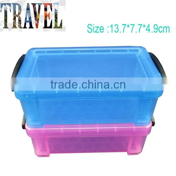 Custom Logo Promotional Plastic Storage Box With Interlock Lid photo-2