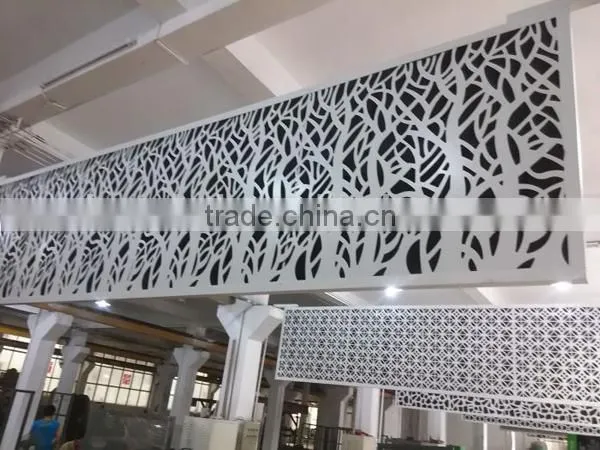 Laser Cut Aluminium Decorative Interior Corrugated Metal Wall Cladding Panels photo-4