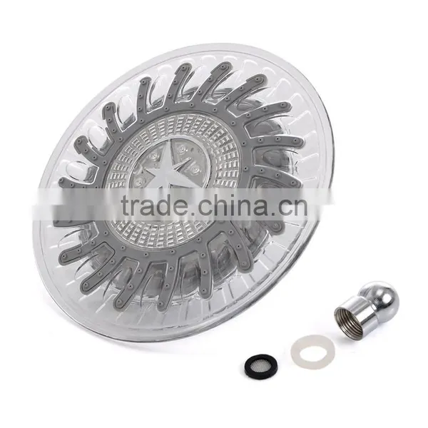 Big Rainfall LED Temperature Sense Control Electric Shower Head, LED Overhead LED Ceiling Shower Head Factory Cheap Price photo-6