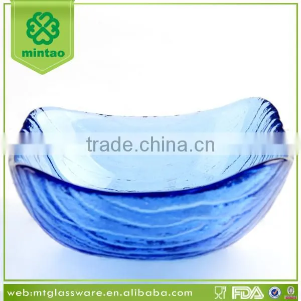 Cheap Handmade Coloured Square Glass Bowls photo-2