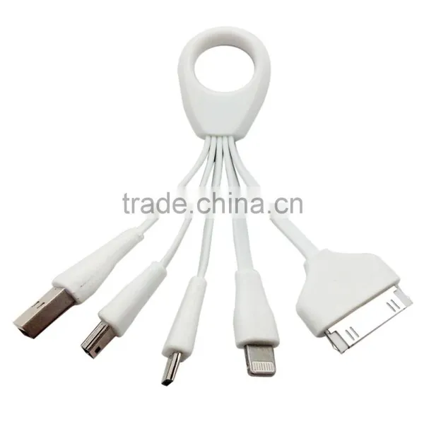 4-in-1 Multi USB Adapter Charging Cable Connector for Iphone 6, 6 Plus, 5 / 5s / 5c, Ipad,Smartphones photo-3