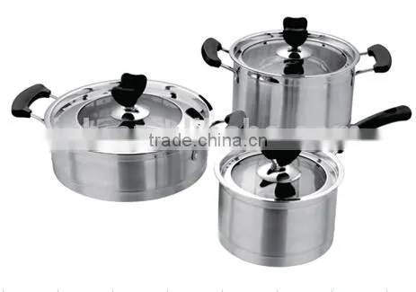 10pcs Stainless Steel Soup Pot Set Cookware Set photo-6