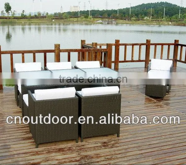 2015 New Specific Patio Garden Rattan Sofa Set Office Conference Table Chair Furniture photo-2