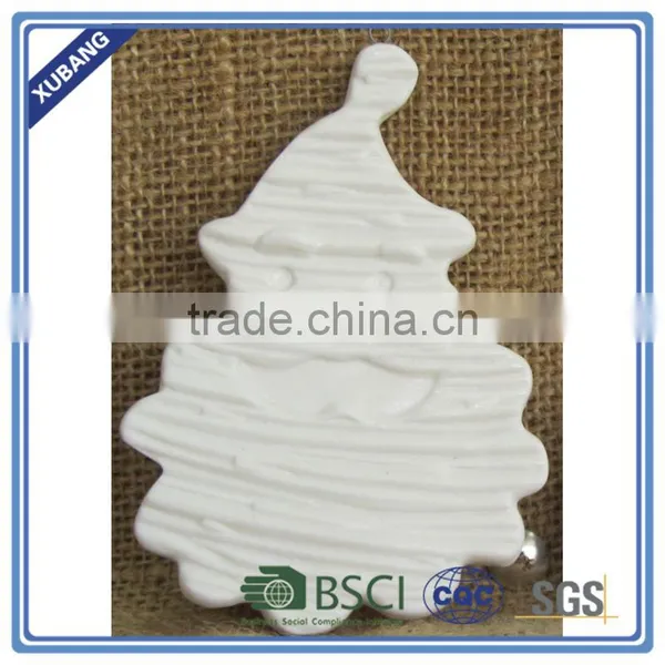 Ceramic White Snowflake Adornment Christmas Ornament photo-2