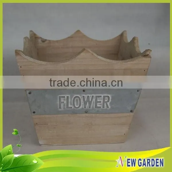 Wooden Decoration Basket, Gardeing Colorful Wood Easter Basket photo-5