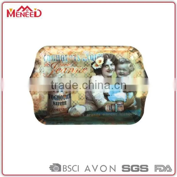 Exhibitor Canton Fair Best Selling Product Melamine Manufacturers Supply Carrying Tray photo-2