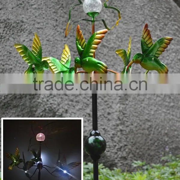 Garden Decoration Solar Led Light Wind Spinner by Solar Power for Out Door Garden Stake photo-2