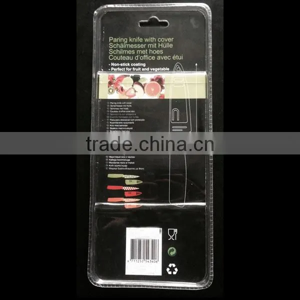KN-7220 3 PCS Non-stick Color Paring Knife With Cover photo-2