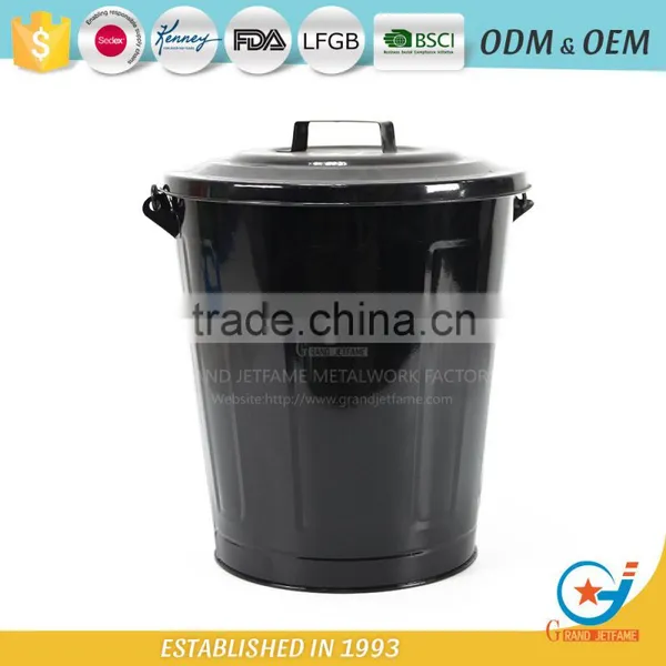 Iron Powder Coating Ash Bucket and Shovel Metal Coal Scuttle photo-3