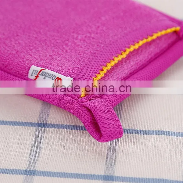 L00028 2017 Newest Design Natural Bath Exfoliating Plant Fiber Glove for Spa photo-4