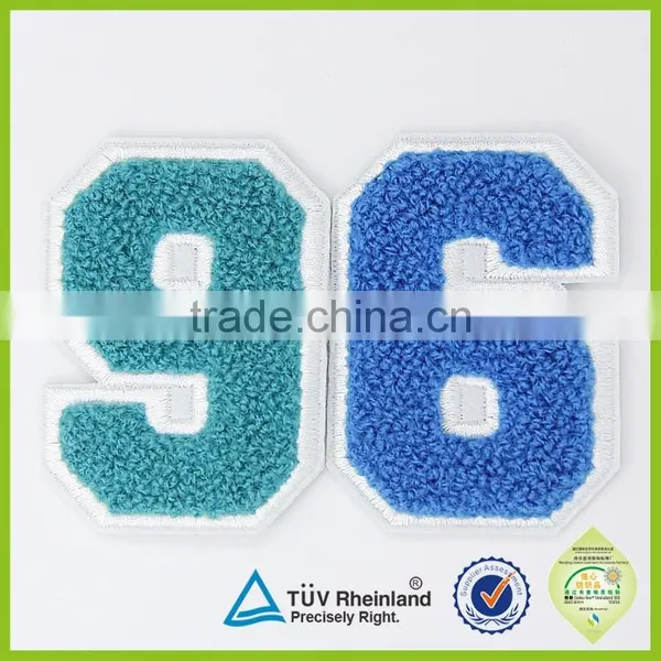 Factory Customized Chenille Towel Embroidery