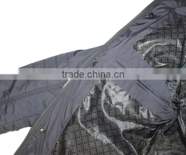 Cheap Men Custom Thin Style Heather Grey Jacket With Outdoor Clothing photo-4