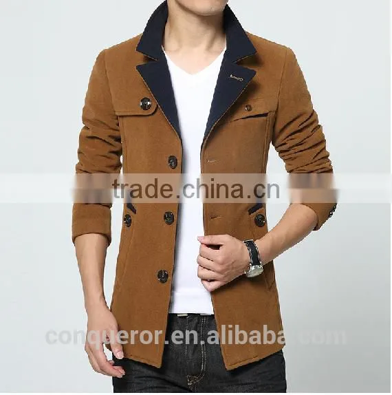 Wool Winter Coat Made to Measure Men Overcoat BCZ022 photo-3