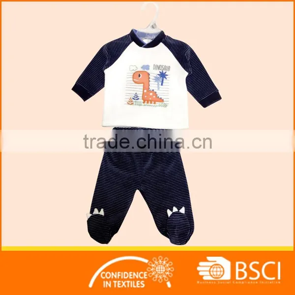 Infant Baby Pajama Set Fancy Dinosaur Sleeping Suits photo-2